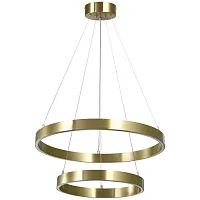 Люстра подвесная ЛЕД с пультом Сатурно (Saturno) 748113 Lightstar золотая на 1 лампу, основание золотое в стиле минимализм кольца с пультом Люстра подвесная ЛЕД с пультом Сатурно (Saturno) 748113 Lightstar золотая на 1 лампу, основание золотое в стиле минимализм кольца с пультом